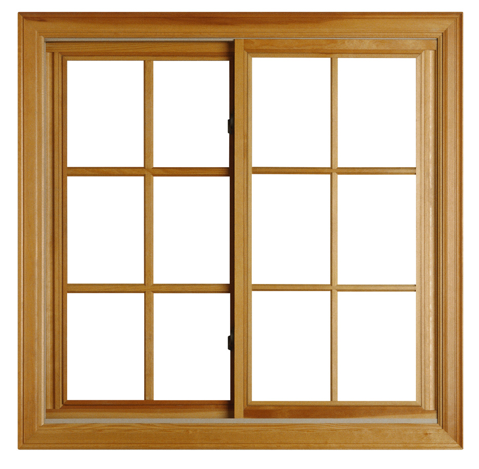 wooden window